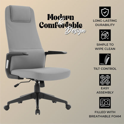 Nexa Collection Modern Office Chair In Grey
