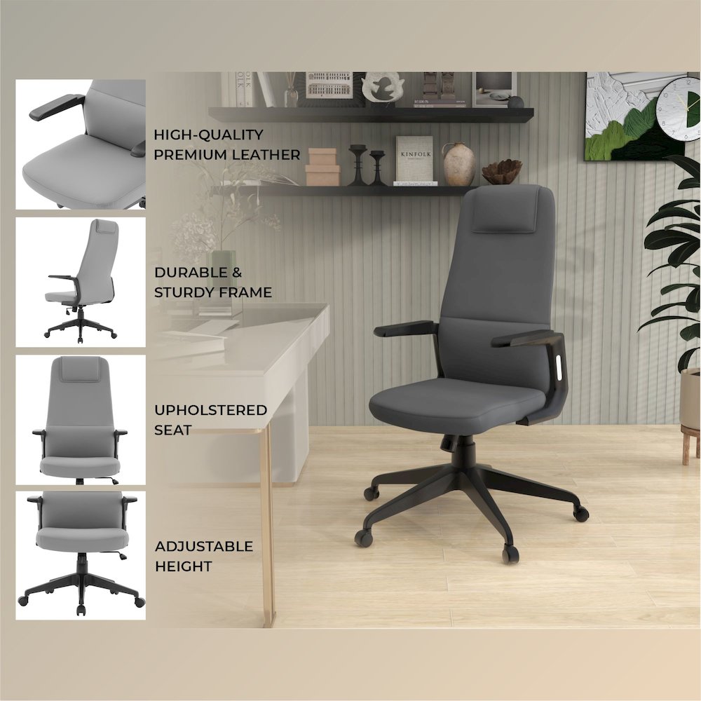 Nexa Collection Modern Office Chair In Grey