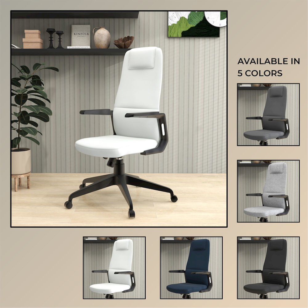 Nexa Collection Modern Office Chair In White
