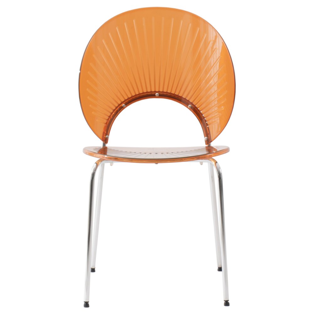 Opulent Series Modern Amber Dining Chair