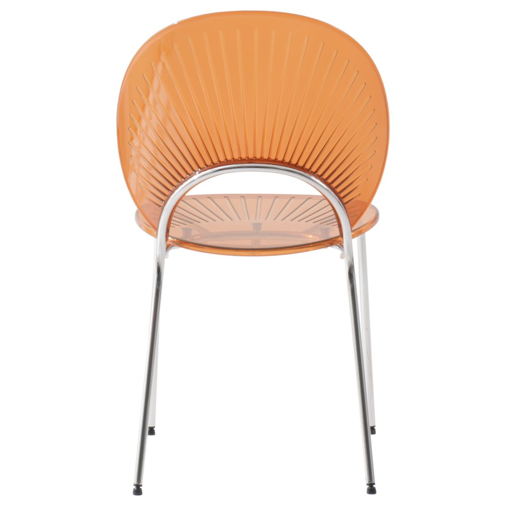 Opulent Series Modern Amber Dining Chair