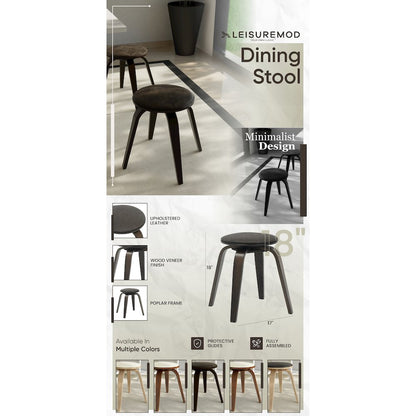 Modern Wooden Dining Stool