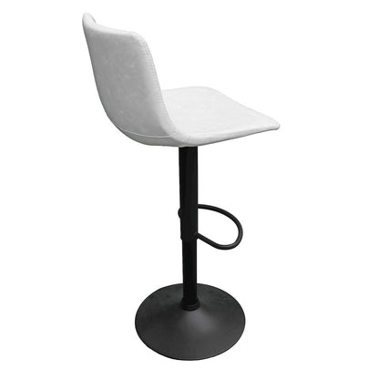 Tilbury Modern Adjustable Bar Stool in Light Grey