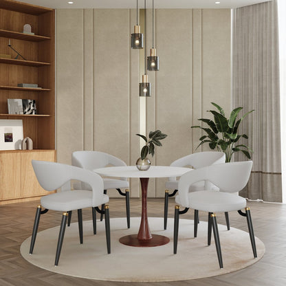 Bristol - Bistro Table - Black Natural wood Top