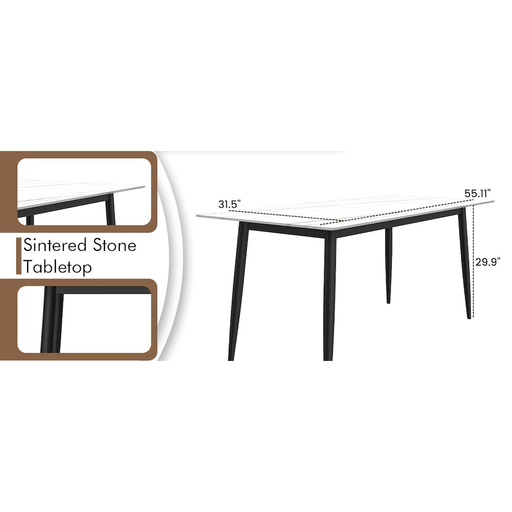 Zayle Series Modern Dining Table