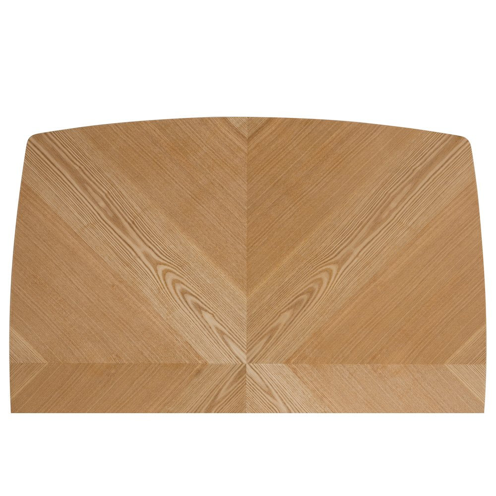Zephry Collection Modern Dining Wooden Square Dining Table in Natural Wood