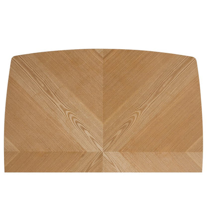 Zephry Collection Modern Dining Wooden Square Dining Table in Natural Wood