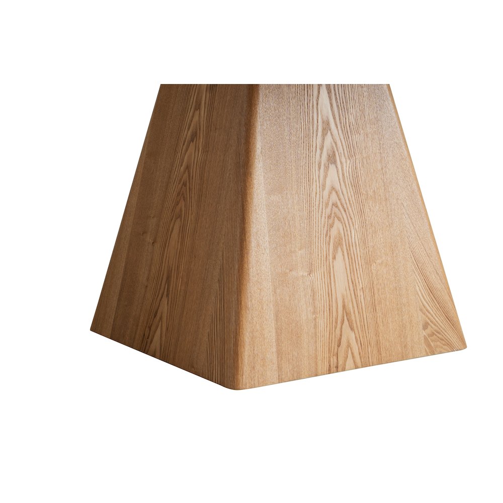 Zephry Collection Modern Dining Wooden Square Dining Table in Natural Wood