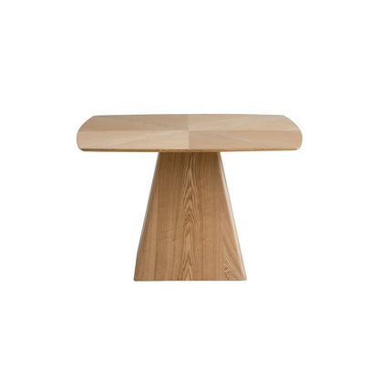Zephry Collection Modern Dining Wooden Square Dining Table in Natural Wood