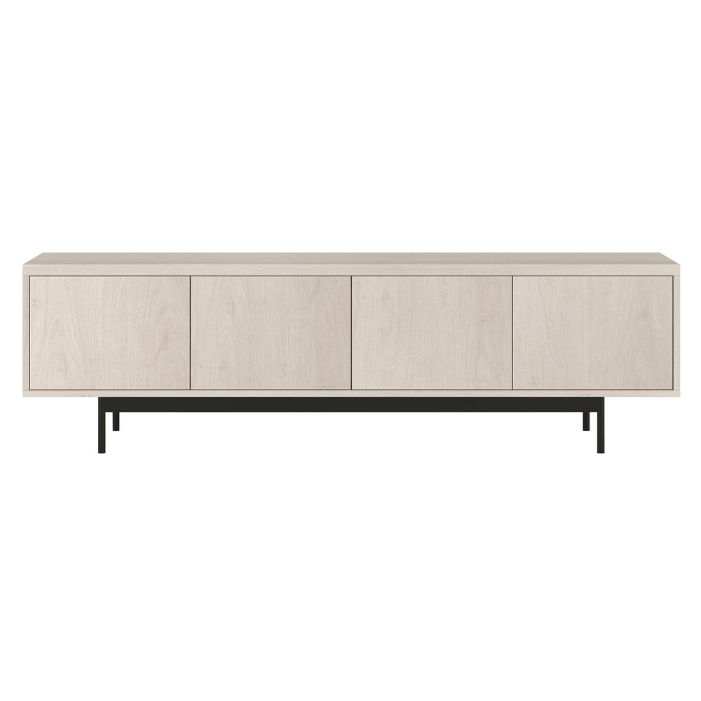 Abington Rectangular TV Stand for TV's up to 75" in Alder White