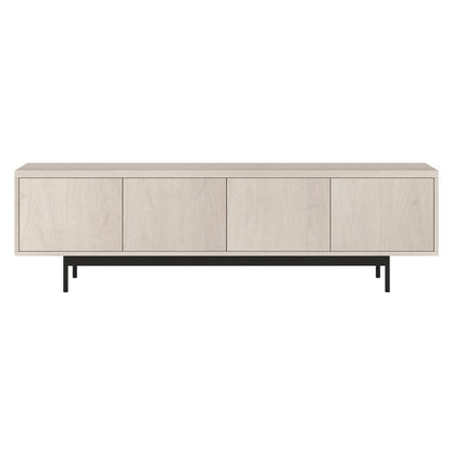 Abington Rectangular TV Stand for TV's up to 75" in Alder White