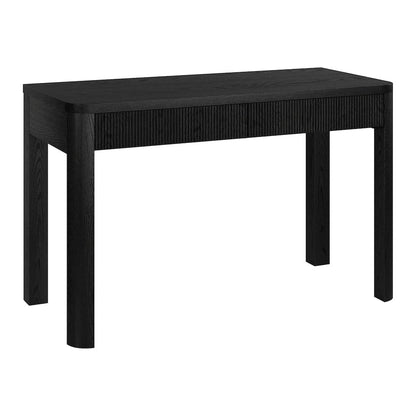 Mendoza 48'' Wide Rectangular Desk in Black Grain