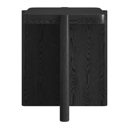 Henn&Hart 20" Modern Wooden Square End Table, Side Table , Nightstand with