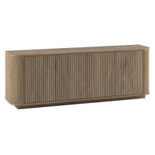 Canton Rectangular TV Stand for TV's up to 75" in Antiqued Gray Oak