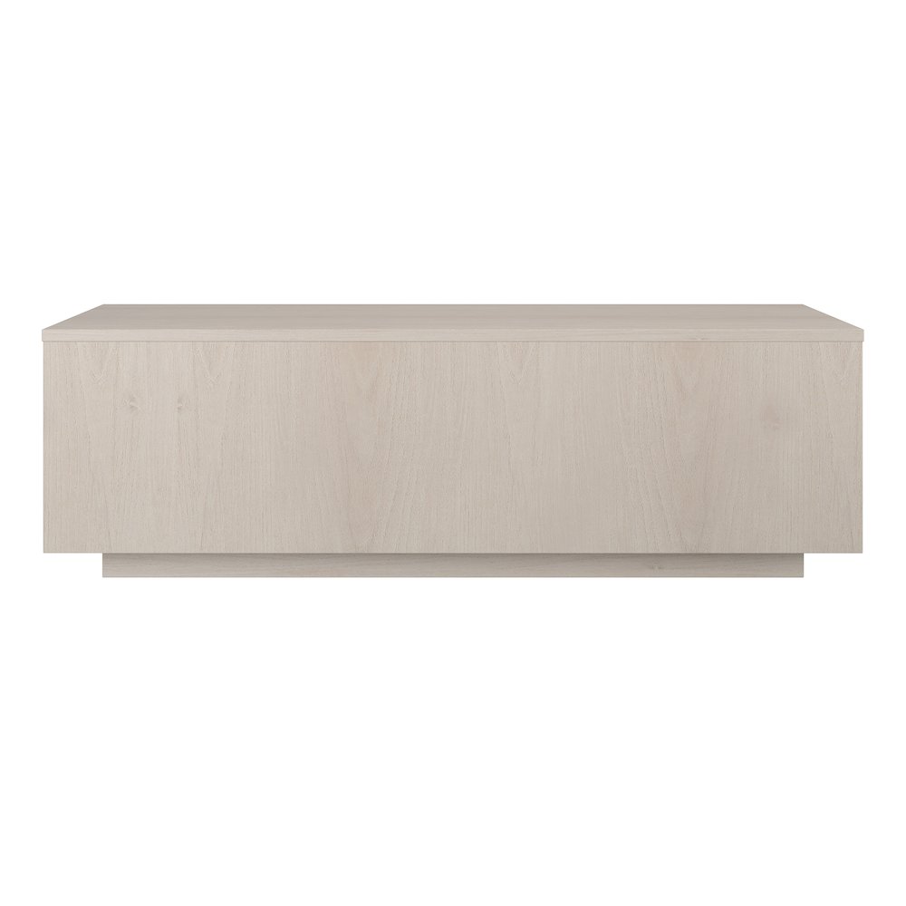 Paxton 48" Wide Rectangular Coffee Table in Alder White