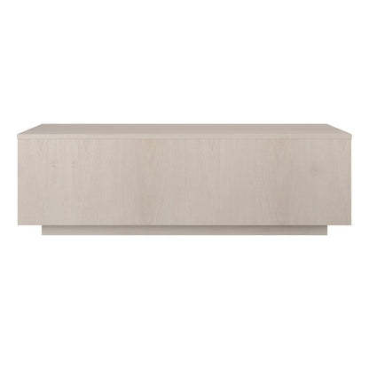 Paxton 48" Wide Rectangular Coffee Table in Alder White