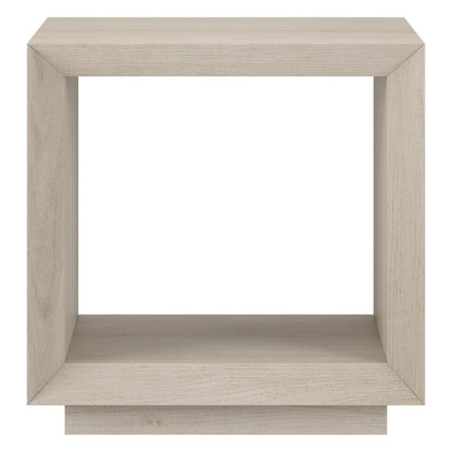 Tannen 22" Wide Rectangular Side Table in Alder White