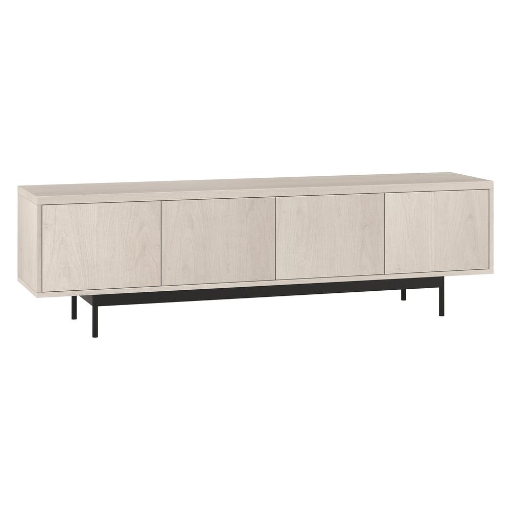 Abington Rectangular TV Stand for TV's up to 75" in Alder White