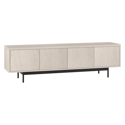 Abington Rectangular TV Stand for TV's up to 75" in Alder White