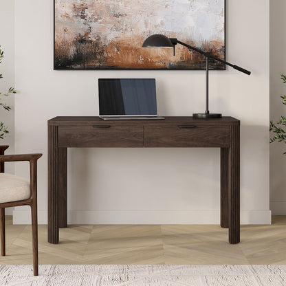 Lonsdale 48'' Wide Rectangular Desk in Alder Brown