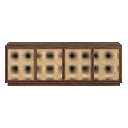 Pryce Rectangular TV Stand for TV's up to 78" in Satin Walnut