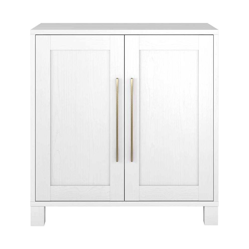 Chabot 28" Wide Rectangular Accent Cabinet in White