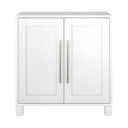 Chabot 28" Wide Rectangular Accent Cabinet in White