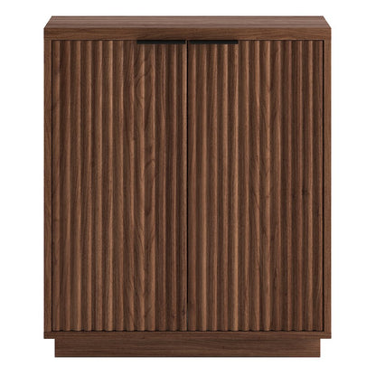 Mansfield 28" Wide Rectangular Accent Cabinet in Satin Walnut