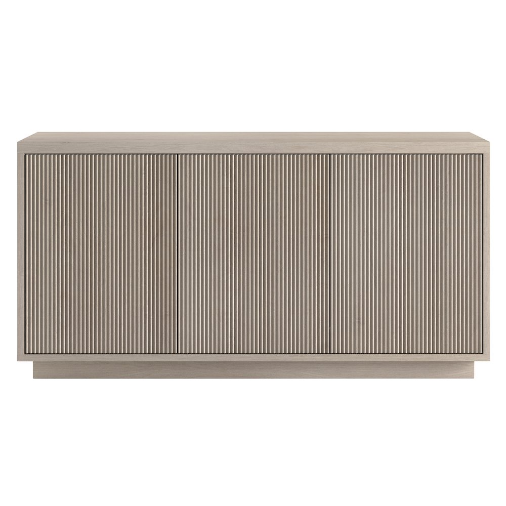 Hanson Rectangular TV Stand for TV's up to 50" in Alder White