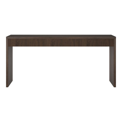 Lawrence 64" Wide Rectangular Console Table in Alder Brown