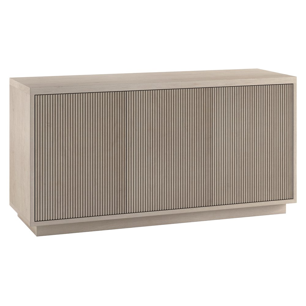 Hanson Rectangular TV Stand for TV's up to 50" in Alder White