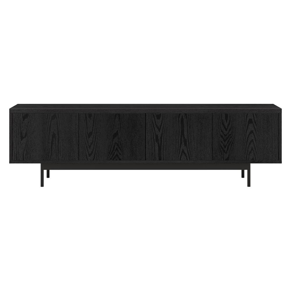Abington Rectangular TV Stand for TV's up to 75" in Black Grain