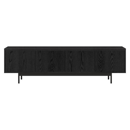 Abington Rectangular TV Stand for TV's up to 75" in Black Grain
