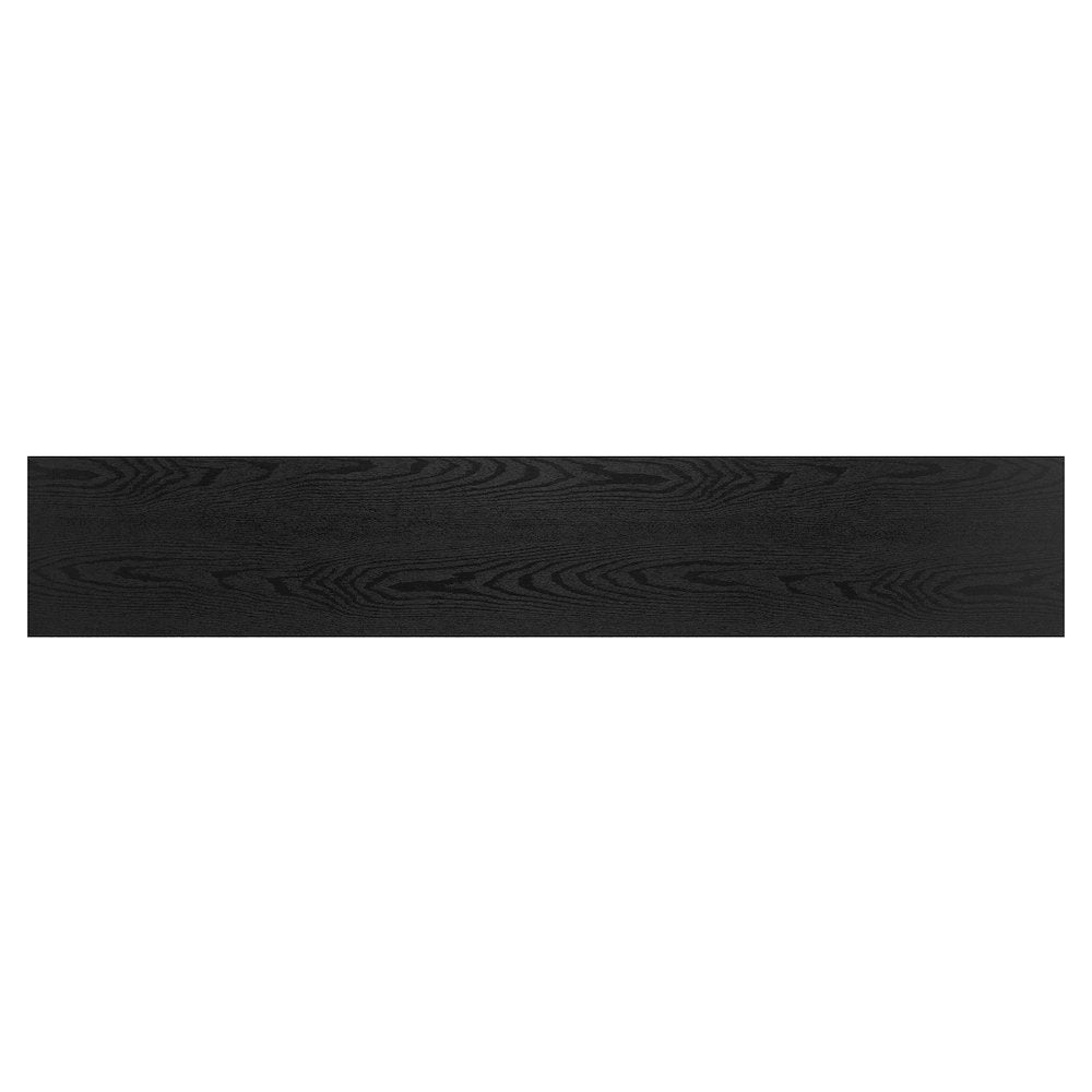 64''  Console Table Entryway Table, Sofa Table with Shelf , Black/Natural Black