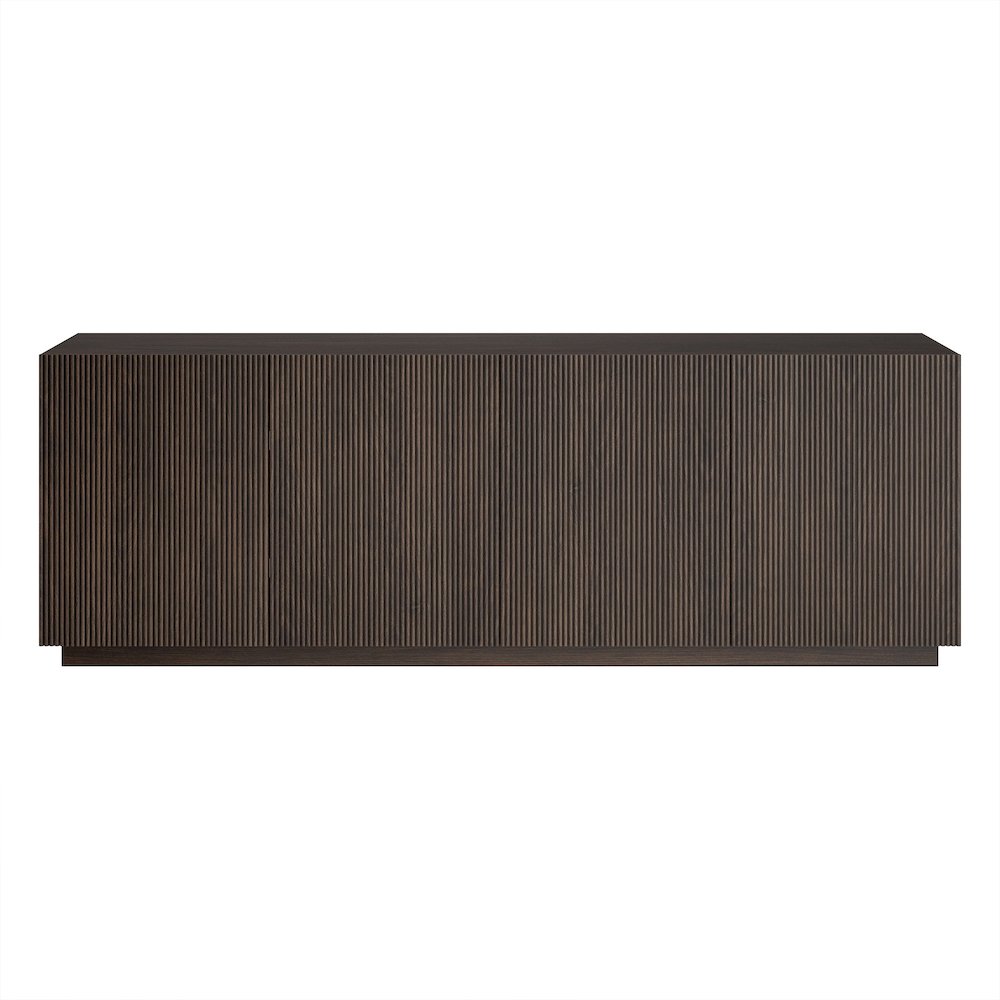 Halifax Rectangular TV Stand for TV's up to 75" in Alder Brown