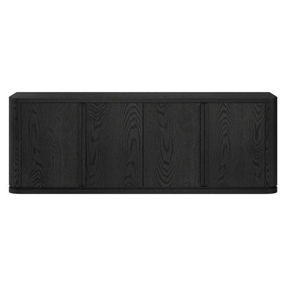 Vance Rectangular TV Stand for TV's up to 78" in Black Grain