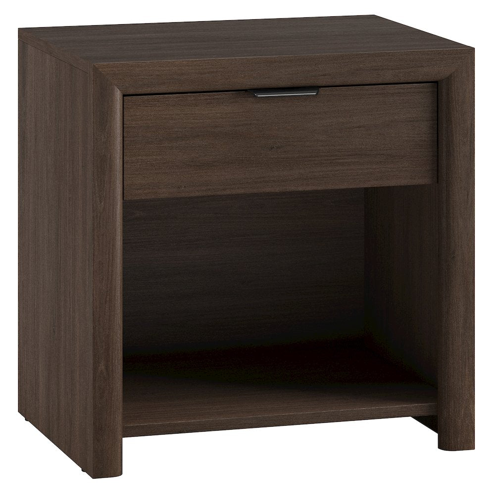 Henn&Hart 24" Modern Rectangular Nightstand, Side Table with Storage Drawer and