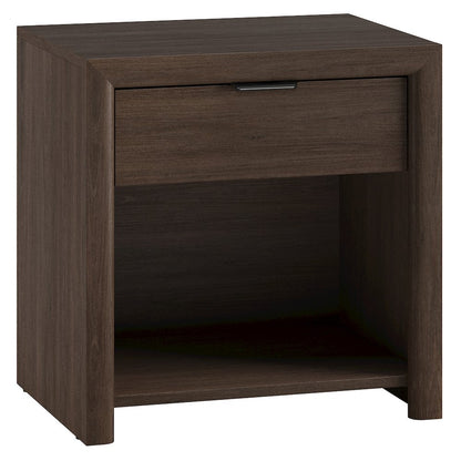 Henn&Hart 24" Modern Rectangular Nightstand, Side Table with Storage Drawer and