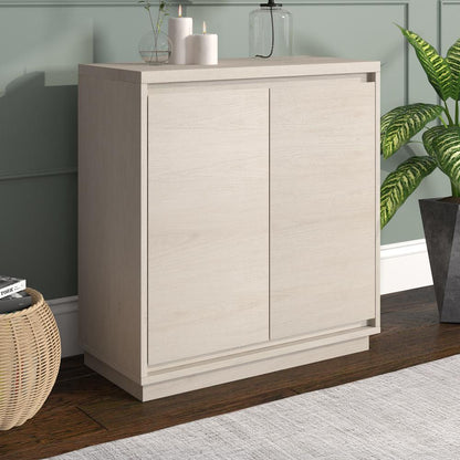 Presque 30" Wide Rectangular Accent Cabinet in Alder White