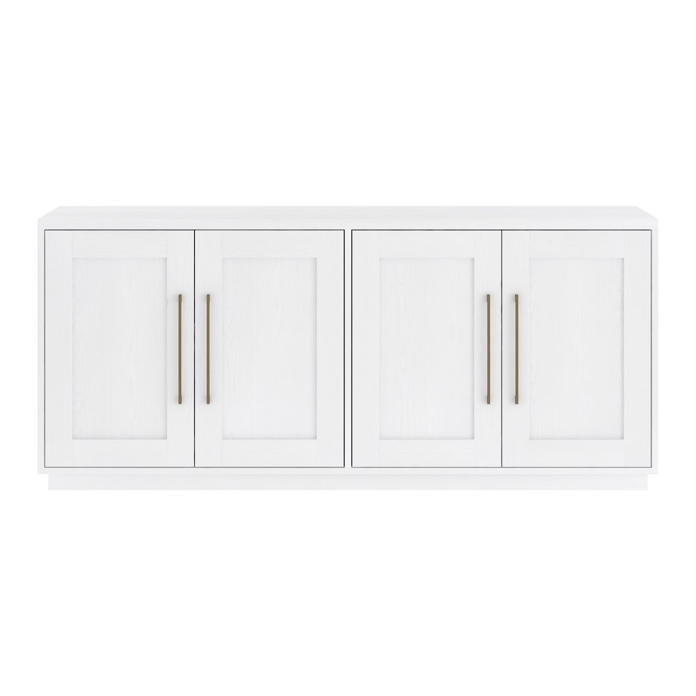 Henn&Hart 68" Sideboard Buffet Cabinet, Modern Credenza with 4 Panel Doors