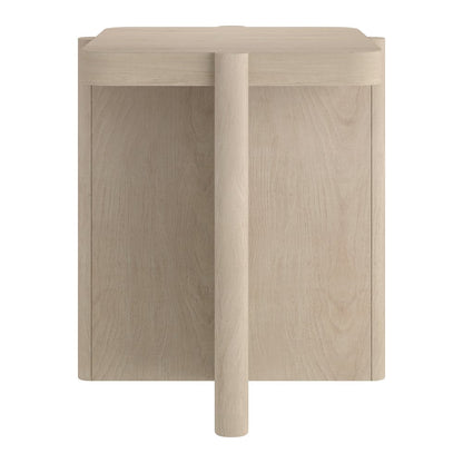 Henn&Hart 20" Modern Wooden Square End Table, Side Table , Nightstand with