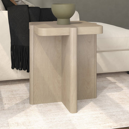 Henn&Hart 20" Modern Wooden Square End Table, Side Table , Nightstand with