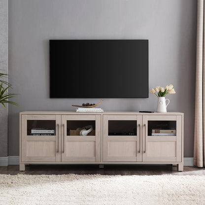 Holbrook Rectangular TV Stand for TV's up to 75" in Alder White