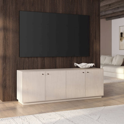 Lillian Rectangular TV Stand for TV's up to 75" in Alder White