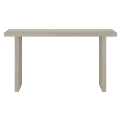 Soren 55" Wide Rectangular Console Table in Alder White