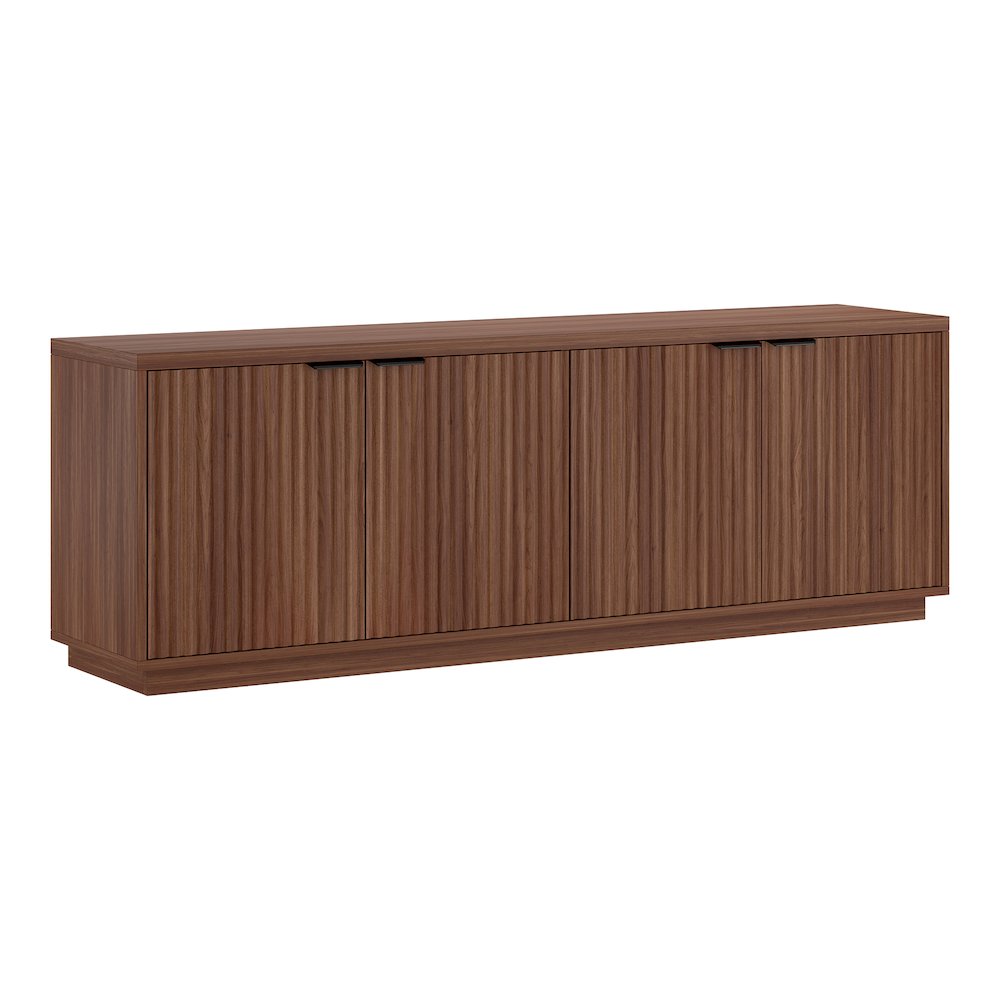 Mansfield Rectangular TV Stand for TV's up to 78" in Satin Walnut