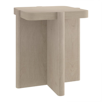 Henn&Hart 20" Modern Wooden Square End Table, Side Table , Nightstand with