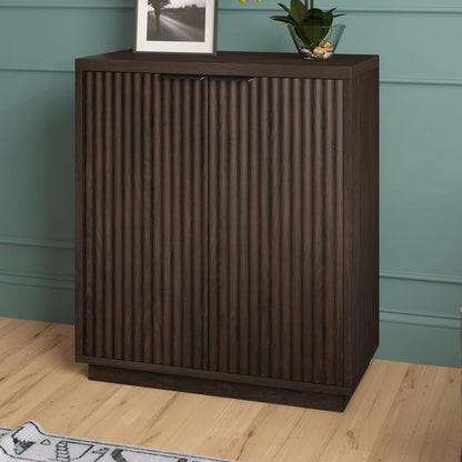 Mansfield 28" Wide Rectangular Accent Cabinet in Alder Brown