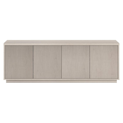 Hanson Rectangular TV Stand for TV's up to 70" in Alder White