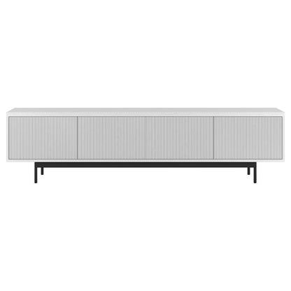 Whitman Rectangular TV Stand for TV's up to 85" in White